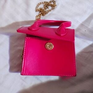 Small hot pink  purse